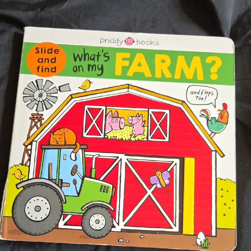 🩵2 For $15🩵What's on My Farm? Slide and Find Book
